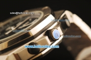 Audemars Piguet Royal Oak Chronograph Quartz Full Steel with Black Dial and Numeral Marker
