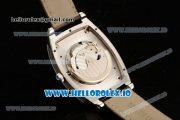 Breguet Heritage Asia Automatic Steel Case White Dial With Roman Numeral Markers Black Leather Strap