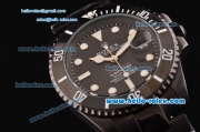 Rolex Pro-Hunter Submariner 2813 Automatic PVD Case with Black Dial Whtie Markers and PVD Strap