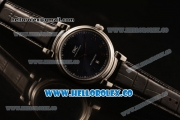 IWC Da Vinci Swiss ETA 2892 Automatic Steel Case with Black Dial White Stick Markers and Genuine Leather Strap