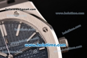 Audemars Piguet Royal Oak Miyota 9015 Automatic Full Steel with Sitck Markers and Blue Dial - 1:1 Original Best Version