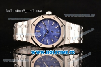 Audemars Piguet Royal Oak 41MM Asia Automatic Full Steel with Stick Markers and Blue Dial