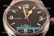 Tudor Heritage Ranger Swiss ETA 2824 Automatic Full Steel with Black Dial and Stick/Arabic Numeral Markers (ZF)