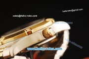 Tag Heuer Aquaracer Swiss ETA Quartz Movement Gold Bezel with Diamond - Black Dial and Diamond Markers