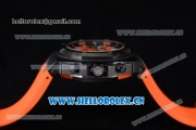 Audemars Piguet Royal Oak Offshore Diver Chronograph Clone AP Calibre 3126 Automatic PVD Case Orange Dial Orange Rubber Strap and Stick Markers (EF)