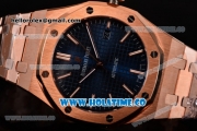 Audemars Piguet Royal Oak 41 Miyota 9015 Automatic Full Rose Gold with Blue Dial and Stick Markers (EF)