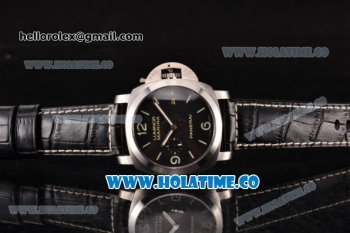 Panerai Luminor Marina 1950 3 Days PAM 312 Clone P.9000 Automatic Steel Case with Stick/Arabic Numeral Markers and Black Dial (ZF)