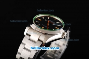 Rolex Milgauss Oyster Perpetual Rolex 3131 Automatic Movement Full Steel with Black Dial