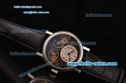 Breguet Classique Complications Tourbillon ST33 Automatic Steel Case with Black Leather Strap