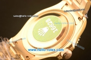 Rolex Yachtmaster Swiss ETA 2836 Automatic Full Gold with Gold Dial 10 Micron Plated-1:1 Original