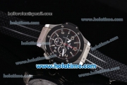 Hublot Big Bang Chrono Miyota OS20 Quartz Steel Case with Black Bezel and Stick/Arabic Numeral Markers