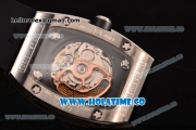 Richard Mille RM 007 Miyota 9015 Automatic Steel Case with Skeleton Dial and White Arabic Numeal Markers (K)