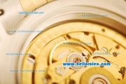 Rolex Datejust Swiss ETA 2836 Automatic Full Steel with Yellow Gold/Diamonds Bezel and Black MOP Dial