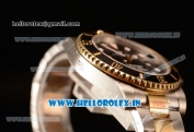 Rolex Submariner Swiss ETA 2836 Automatic Two Tone Case/Bracelet with Black Dial Stick (BP)