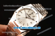 Audemars Piguet Royal Oak 41mm Clone AP 3120 All Steel White Dial 15400ST.OO.1220ST.02