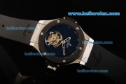 Hublot Big Bang Tourbillon Manual Winding Movement Black Dial with PVD Bezel and Black Rubber Strap-Limited Edition