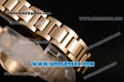 Cartier Ballon Bleu De Small Swiss Quartz Yellow Gold Case/Bracelet with White Dial and Black Roman Numeral Markers