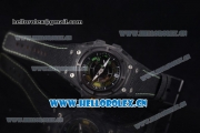 Linde Werdelin Spidolite II Tech Gold Swiss Valjoux 7750 Automatic Forge Carbon Case with Skeleton Dial Black Leather Strap and Stick Markers