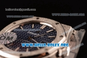 Audemars Piguet Royal Oak Lady Miyota Quartz Steel Case with Blue Dial and Steel Bracelet (EF)