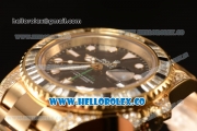 Rolex GMT-Master II Diamond Bezel With Original Functional Movement YG Case 116758SANR