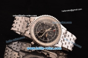 Breitling Navitimer Automatic Movement Steel Case with Black Dial and Stick Marker-Small Calendar