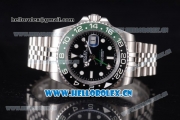 Rolex GMT-Master II Vintage Swiss ETA 2836 Automatic Stainless Steel Case/Bracelet with Dot Markers and Black Dial