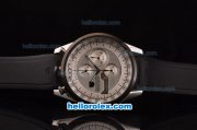 Tag Heuer Mikrogirder 2000 Chronograph Miyota Quartz Steel Case with PVD Bezel - Silver Dial