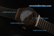 Hublot King Power Chronograph ETA 7750 Automatic Movement PVD Case with Grey Dial and Black Rubber Strap