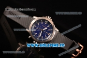 IWC Aquatimer Chronograph Miyota Quartz Steel Case with Blue Dial and Stick Markers