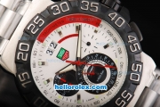 Tag Heuer Formula Automatic Movement with White Dial- Kimi Raikkonen