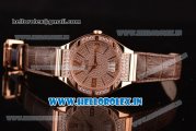 Piaget Polo Miyota 9015 Automatic Rose Gold Case with Diamonds Dial and Stick/Arabic Numeral Markers - 1:1 Original (Z)