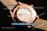 Cartier Drive de Cartier Asia Automatic Rose Gold Case with Grey Dial and Brown Leather Strap (AAAF)