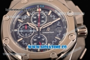 Audemars Piguet Royal Oak Offshore Miyota Quartz Steel Case with Grey/Black Dial and Stick Markers (EF)