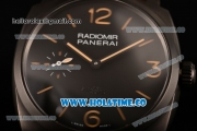 Panerai Radiomir 1940 3 Days Paneristi Forever PAM 532 Swiss ETA 6497 Manual Winding Carbon Fiber Case with Stick/Arabic Numeral Markers and Brown Leather Strap (ZF)