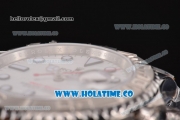 Rolex Yacht-Master Swiss ETA 2836 Automatic Full Steel with White Dial and Dot Markers -1:1 Original (JF)