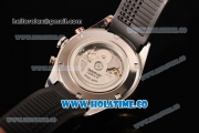 Tag Heuer Carrera Calibre 16 Automatic Movement 7750 Coating Case with Black Bezel-Black Dial and Black Rubber Strap
