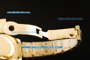 Rolex Datejust Automatic Movement Full Gold with Roman Numerals and Diamond Bezel-ETA Coating