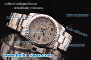 Rolex Sky-Dweller Asia 2813 Automatic Steel Case/Strap with Grey Dial and Roman Markers