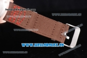 Tag Heuer Formula 1 Miyota Quartz Rose Gold Case with Stick Markers Brown Dial and Brown Nylon Strap