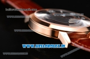 Jaeger-LECoultre Rendez-Vous Swiss ETA 2824 Automatic Rose Gold Case with Black Dial and Arabic Numeral Markers