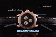 Breitling Colt Chronograph II Chronograph Miyota Quartz Rose Gold Case with Black Dial