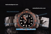 Rolex Explorer II Pro-Hunter Asia 2813 Automatic PVD Case with PVD Strap and Black Dial