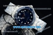 Omega Seamaster Diver 300 M Swiss ETA 2824 Automatic Stainless Steel Case/Bracelet with Ceramic Bezel Blue Dial - 1:1 Original