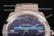 Rolex Oyster Perpetual Air King Swiss ETA 2824 Automatic Full Steel with Blue Dial and Silver Stick Markers