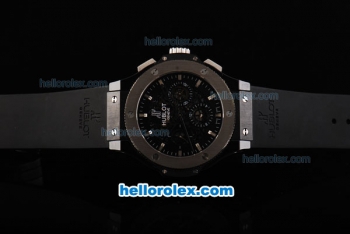 Hublot Big Bang Aero Bang Swiss Valjoux 7750 Automatic Movement Ceramic Case with Titanium Bezel and Black Dial