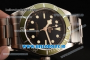 Tudor Heritage Black Bay 2824 Automatic Steel Case with Black Dial Dots Markers and Steel Bracelet