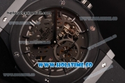 Hublot Classic Fusion Asia 6497 Manual Winding PVD Case with Skeleton Dial and Stick Markers