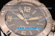 Ball Engineer Hydrocarbon Spacemaster Miyota 8215 Automatic Steel Case with Black Dial and Arabic Numeral/Blue Stick Markers (YF)