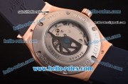 Hublot Classic Fusion Automatic Rose Gold Case with Diamond Bezel and Black Dial - ETA Coating