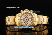 Rolex Daytona Automatic Movement Full Gold with White Dial and Diamond Markers